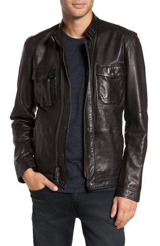 Men real sheepskin leather - men's,