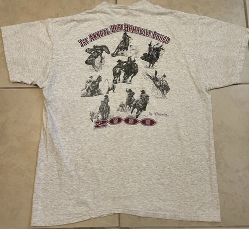 Vtg hopi rodeo - faded, shirt