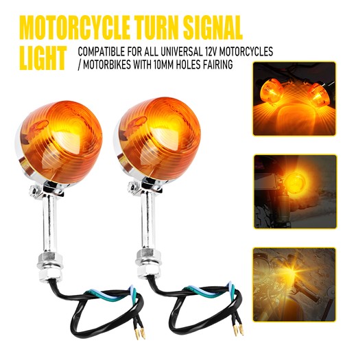 2pcs amber led - amber, 6v