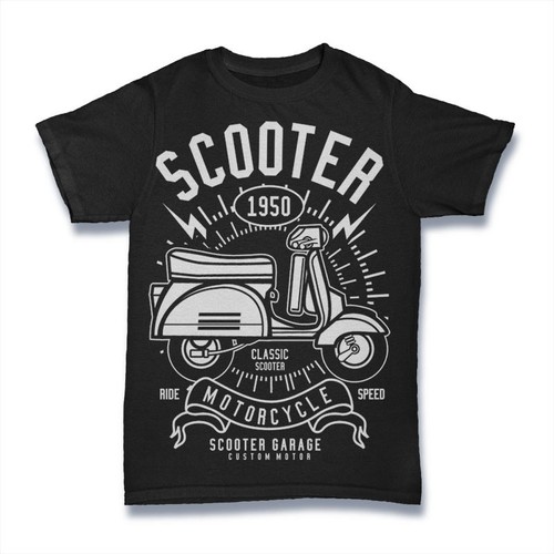 Scooter shirt motorcycle - shirt,