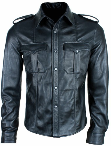 Mens hot real - sheep, leather