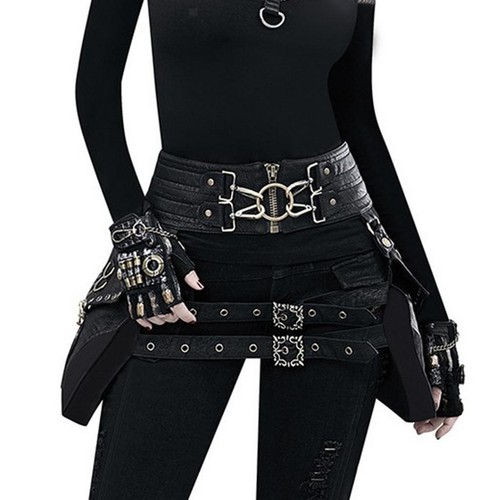 Retro leather waist pack - leather,