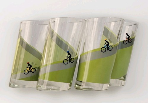 Set highball bike rider - bike,