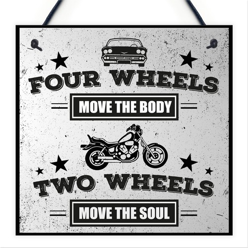 Motorbike man cave hanging - motorbike,