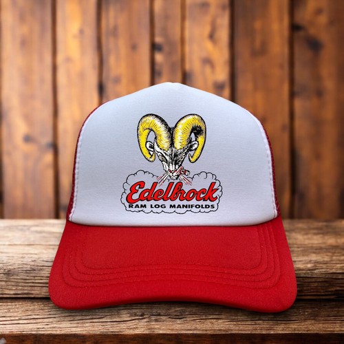 Edelbrock mens trucker hat - edelbrock,