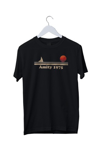 Jaws tshirt amity - amity, horror