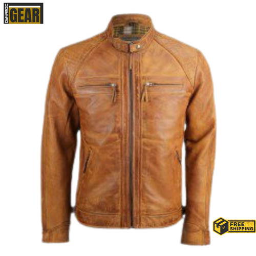 Men vintage tan retro casual - men's,